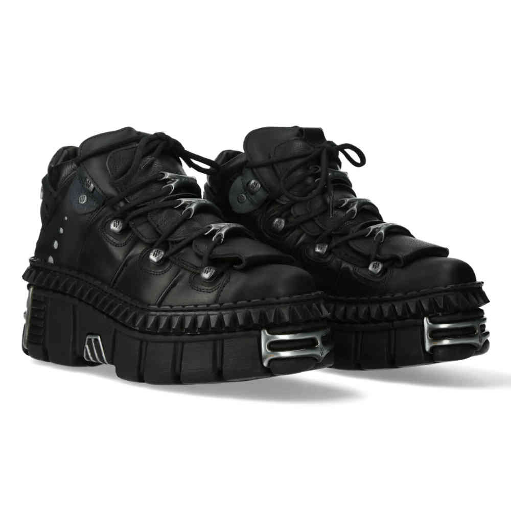 New Rock - M-WALL106-S24 Plateausneaker - Schwarz